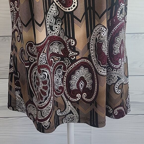 Perseption Concept short sleeved casual top - multicolored Women's Size L - Picture 3 of 10